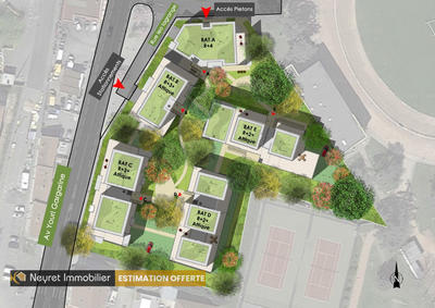 Appartement - 42 m² - 2 pièces