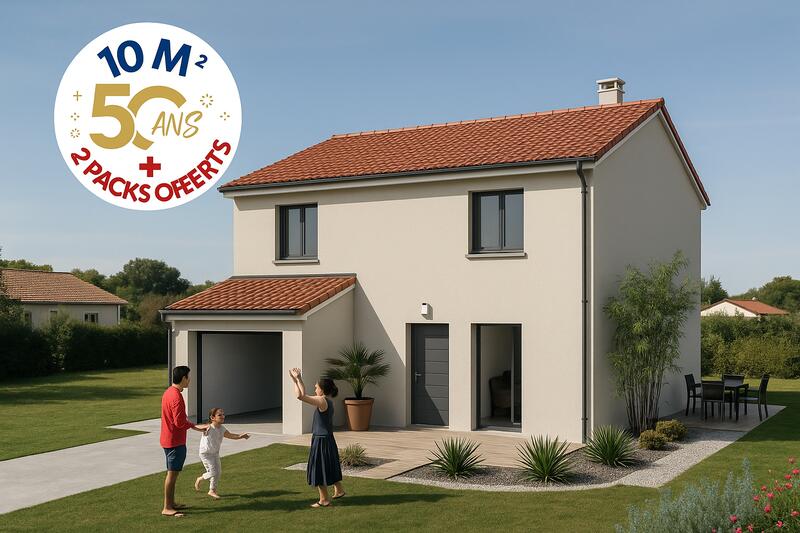Maison - 85 m² - 5 pièces