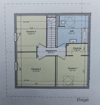 Maison - 87 m² - 4 pièces