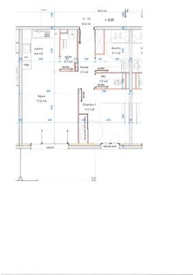 Appartement - 51 m² - 2 pièces