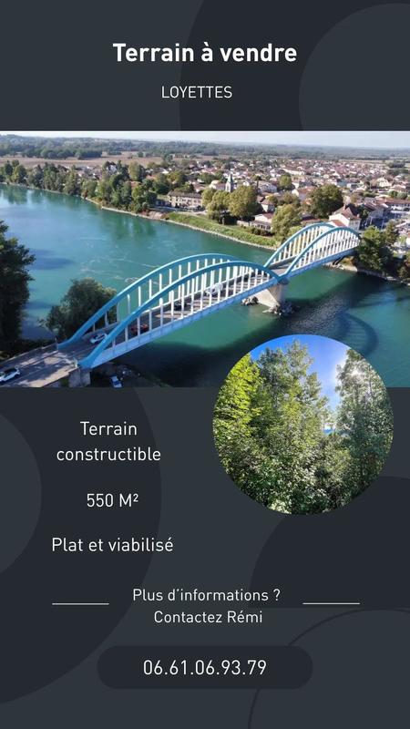 Terrain - 550 m²