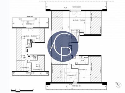 Appartement - 86 m² - 3 pièces