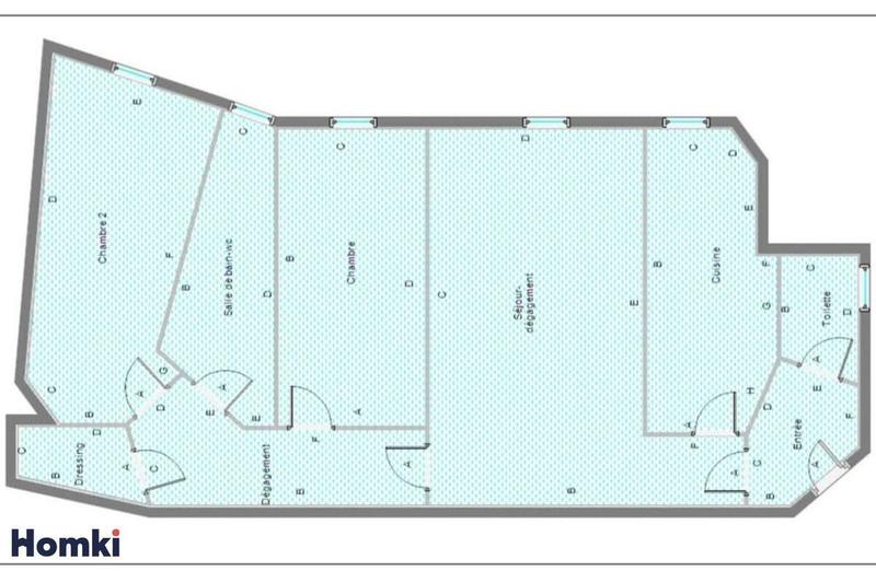 Appartement - 77 m² - 3 pièces