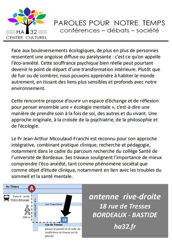 Eco-anxiété : comment habiter un monde en crise ?