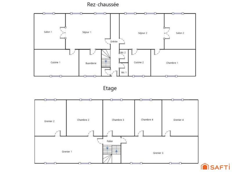 Maison - 129 m² - 8 pièces