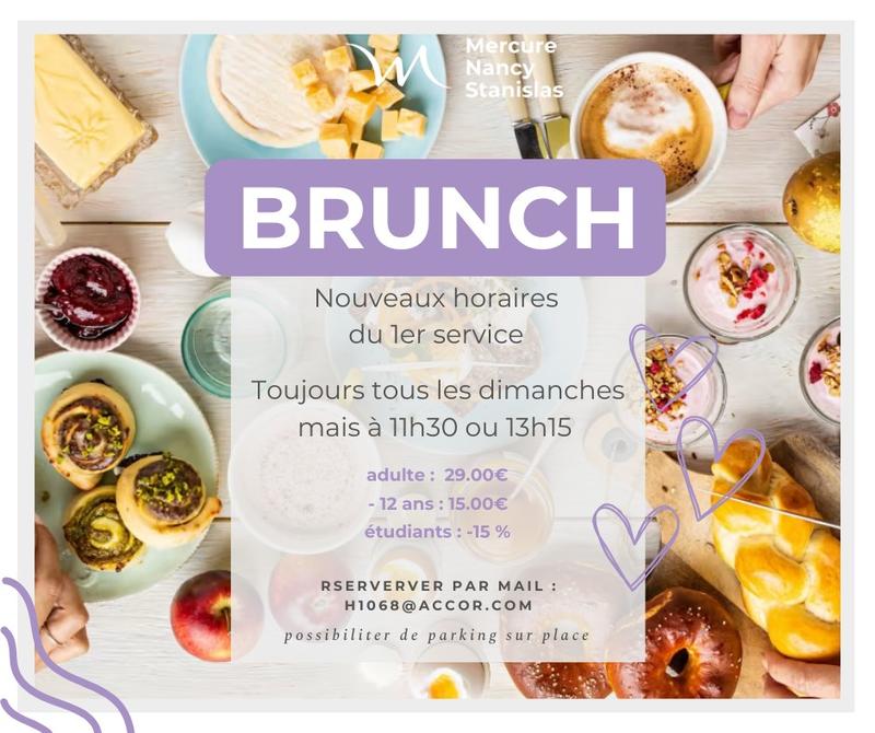 Brunch - Mercure Nancy centre Stanislas