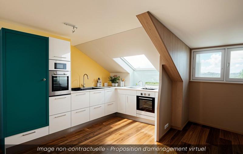 Studio - 38 m² - 1 pièce