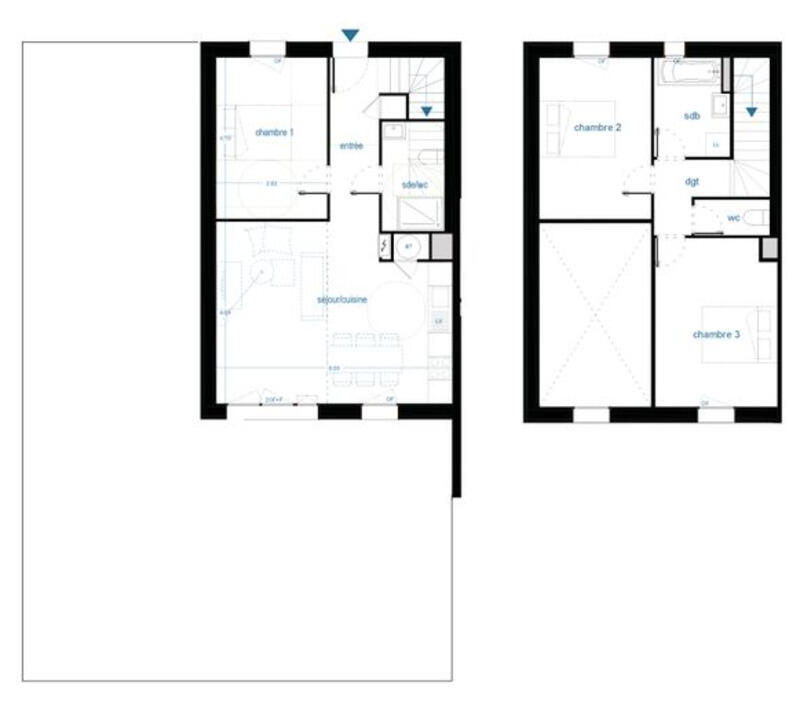 Appartement - 80 m² - 4 pièces