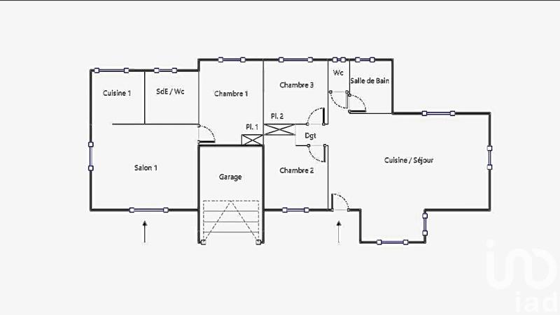 Maison - 115 m² - 5 pièces