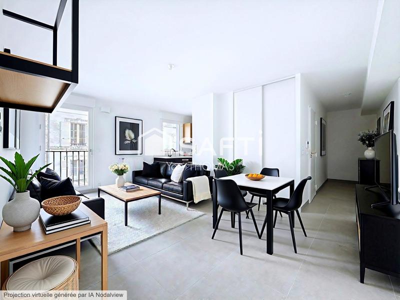 Appartement - 64 m² - 3 pièces