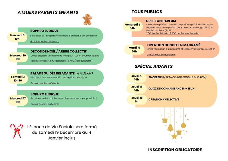 Programme du Foirail - décembre 2025