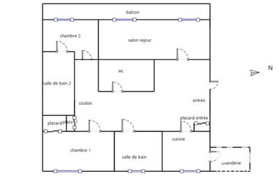 Appartement - 96 m² - 4 pièces