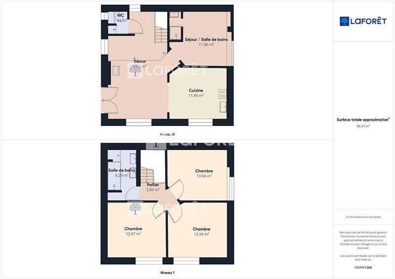 Maison - 101 m² - 5 pièces