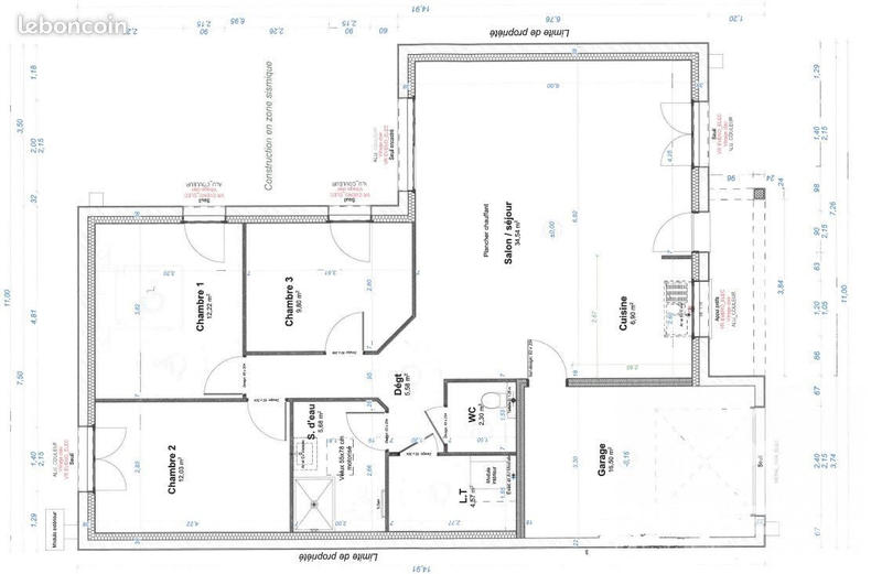 Maison - 94 m² - 4 pièces