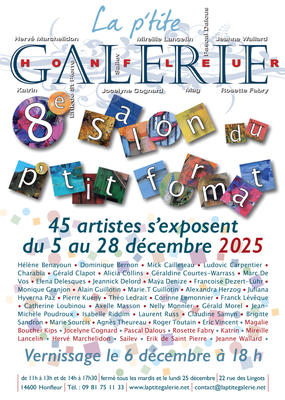 Salon du p'tit format à la p'tite galerie