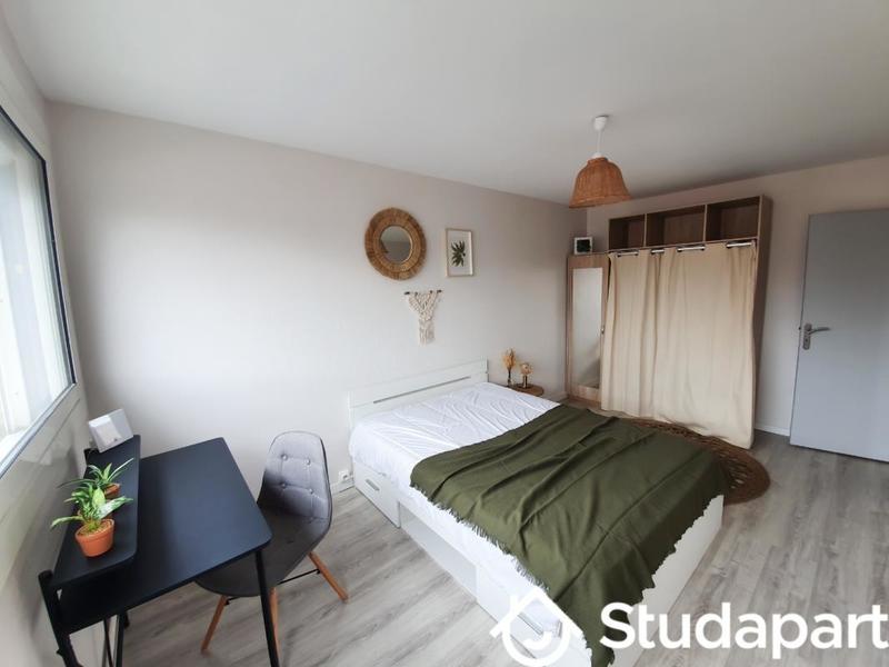 Chambre - 12 m² - 1 pièce