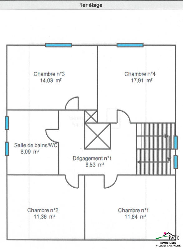 Maison ancienne - 136 m² - 6 pièces