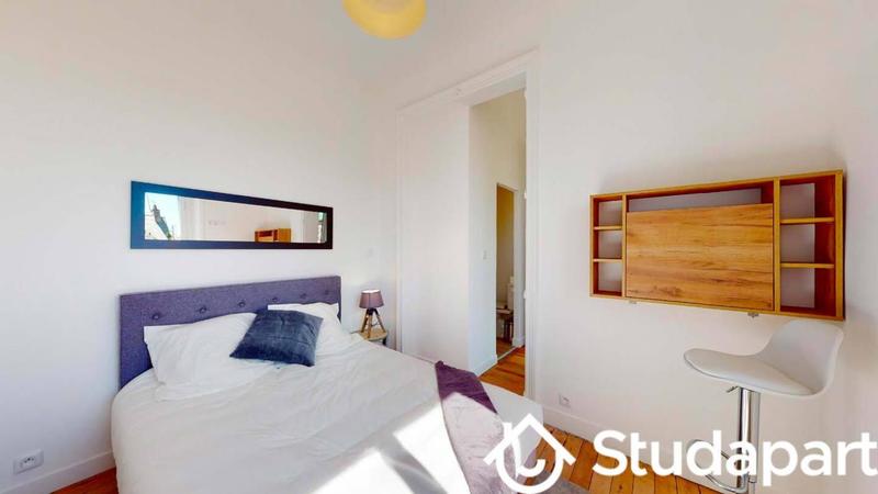 Chambre - 11 m² - 1 pièce