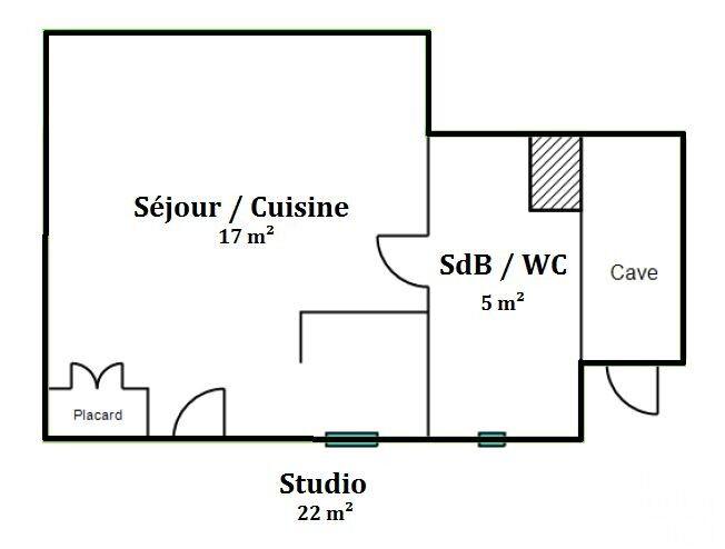 Immeuble - 165 m² - 8 pièces