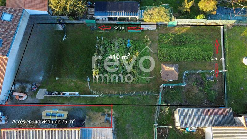 Terrain constructible - 410 m²