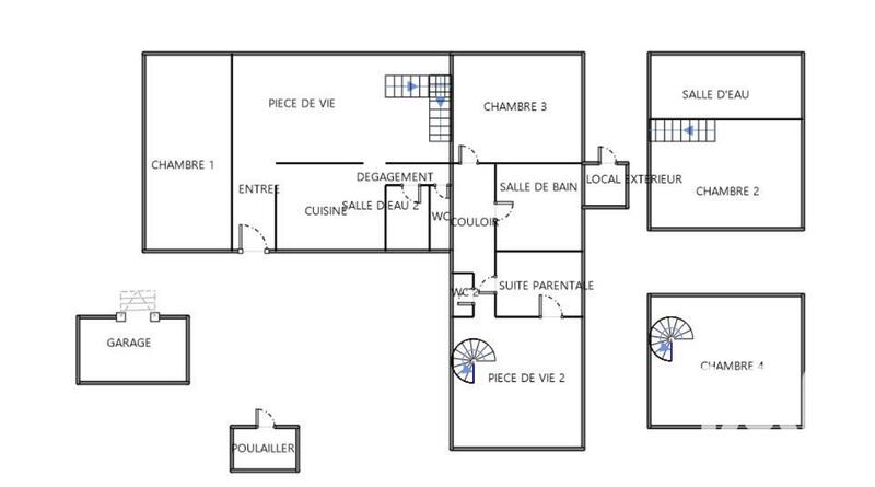 Maison - 333 m² - 7 pièces