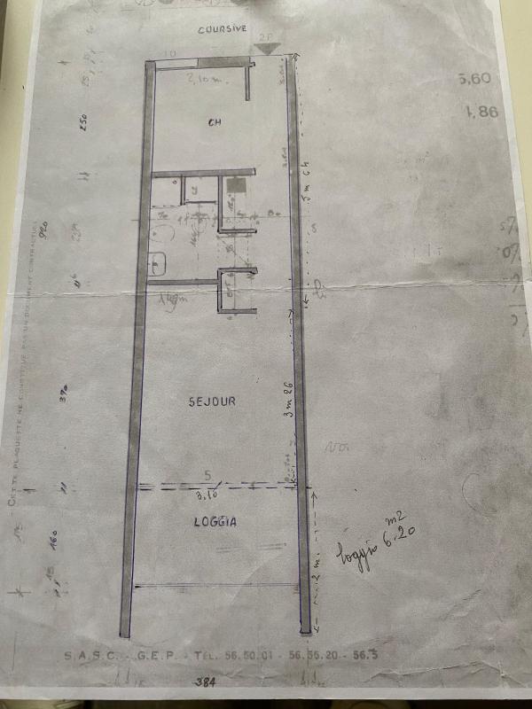 Appartement - 26 m² - 2 pièces