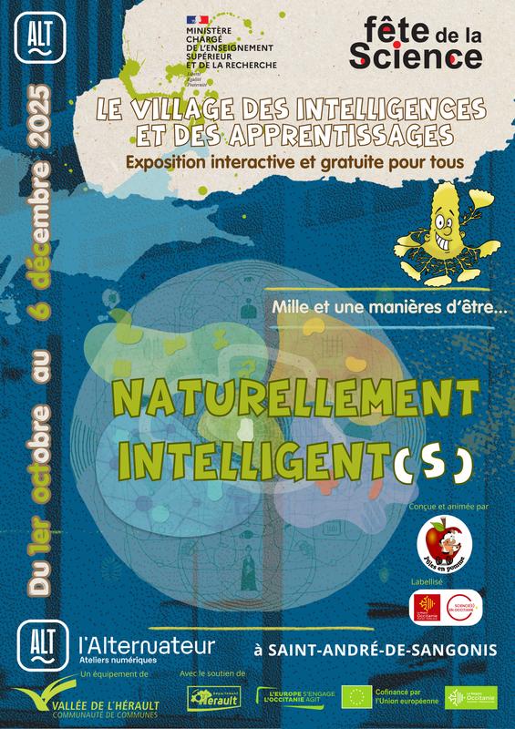 Fête de la Science 2025: Exposition &quot; Intelligences Naturelles &quot;
