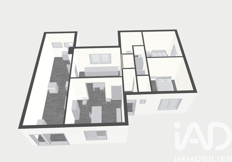 Maison - 65 m² - 3 pièces