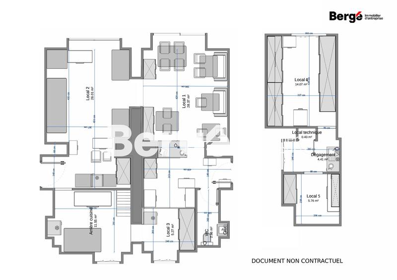 Fonds de commerce - 160 m²