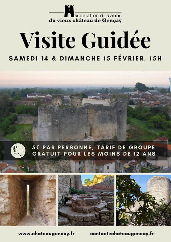 Visite Guidée du château de Gençay