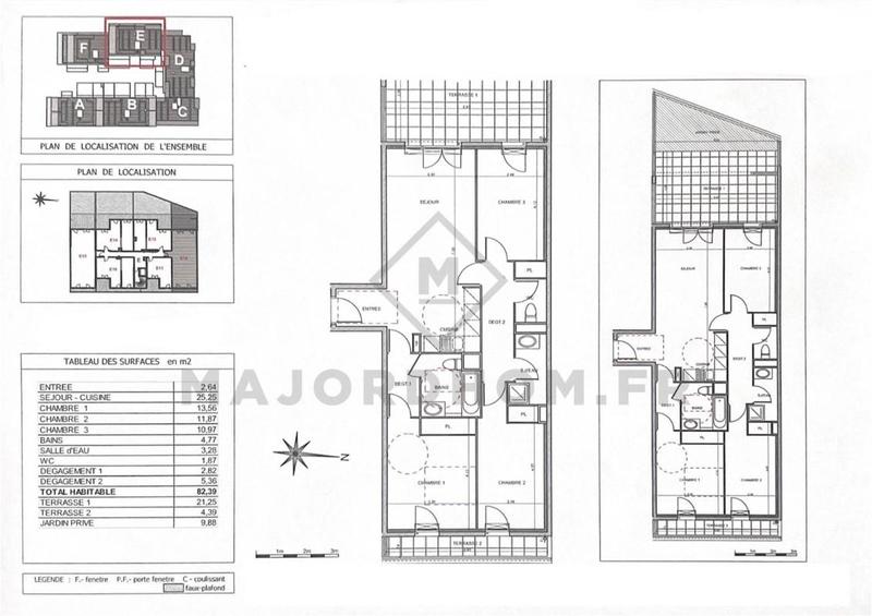 Appartement - 83 m² - 4 pièces