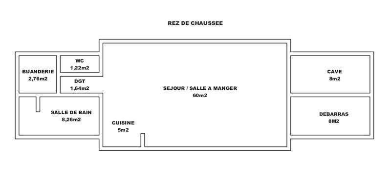 Maison ancienne - 165 m² - 5 pièces