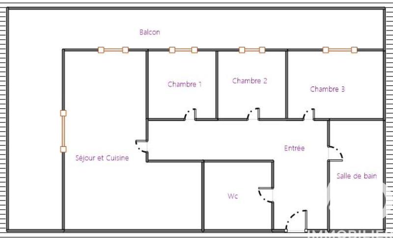 Appartement - 71 m² - 4 pièces