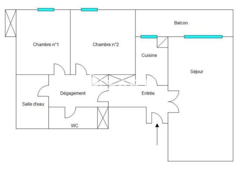 Appartement - 71 m² - 3 pièces