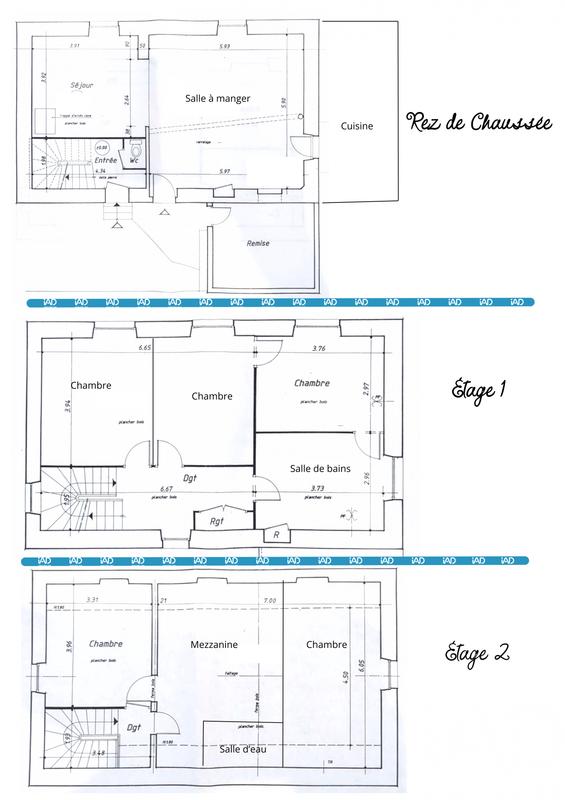 Maison de ville - 170 m² - 7 pièces