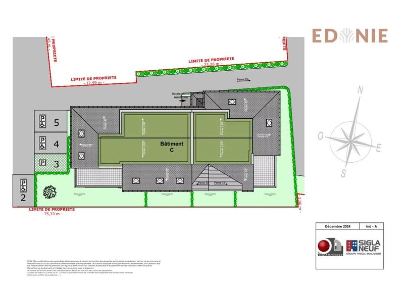 Appartement - 45 m² - 2 pièces