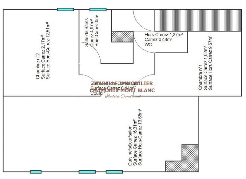 Appartement - 37 m² - 3 pièces