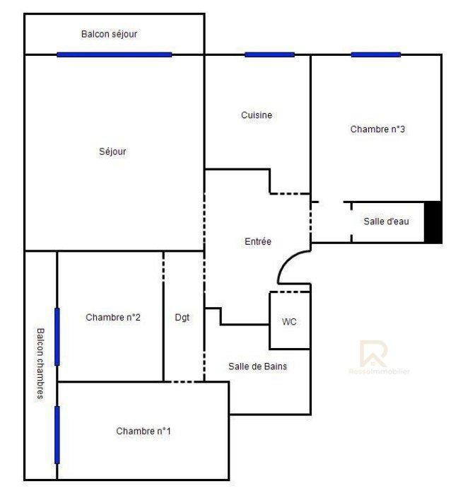 Appartement - 81 m² - 4 pièces