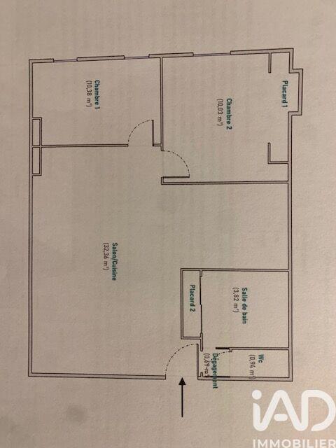 Appartement - 58 m² - 3 pièces