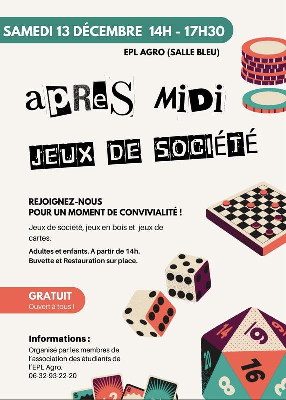 Après midi jeux de société