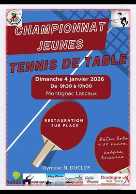 Championnat jeunes tennis de table