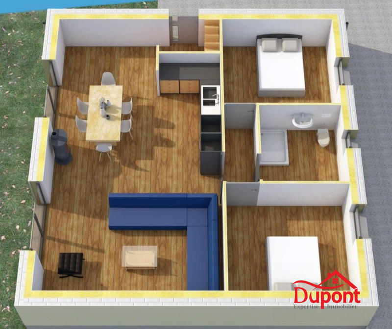 Maison - 69 m² - 4 pièces