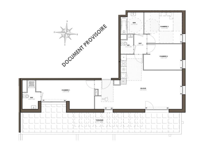 Appartement - 85 m² - 4 pièces