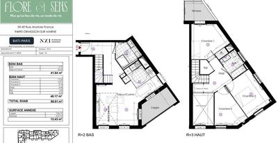 Appartement - 88 m² - 4 pièces