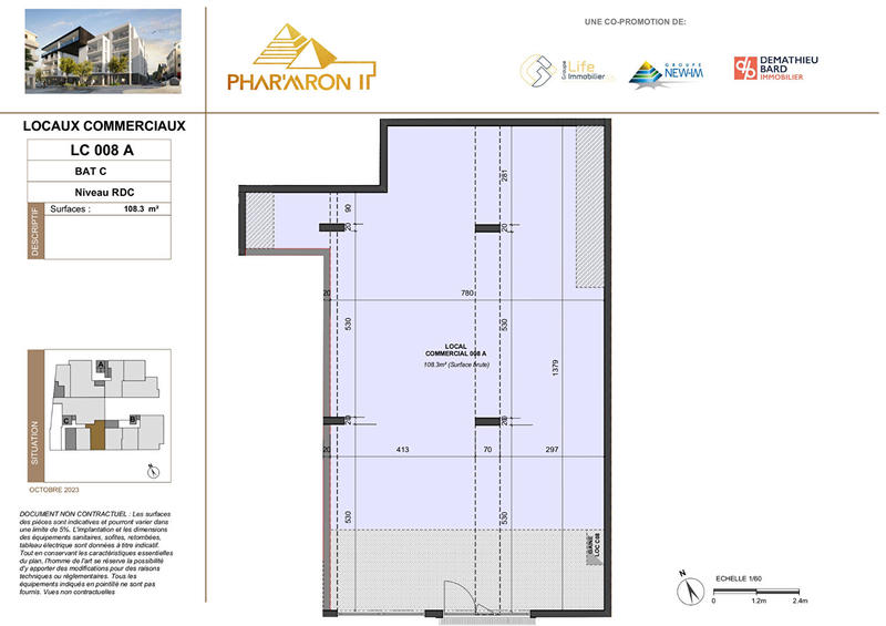Local commercial - 108 m²