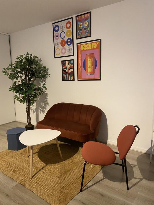 Chambre - 21 m² - 3 pièces