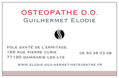Cabinet d'ostéopathie - Elodie Guilhermet
