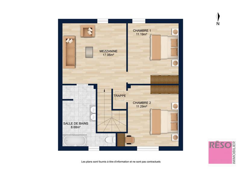 Maison - 115 m² - 5 pièces