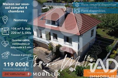 Maison - 104 m² - 5 pièces
