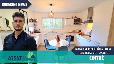 Maison contemporaine - 113 m² - 6 pièces